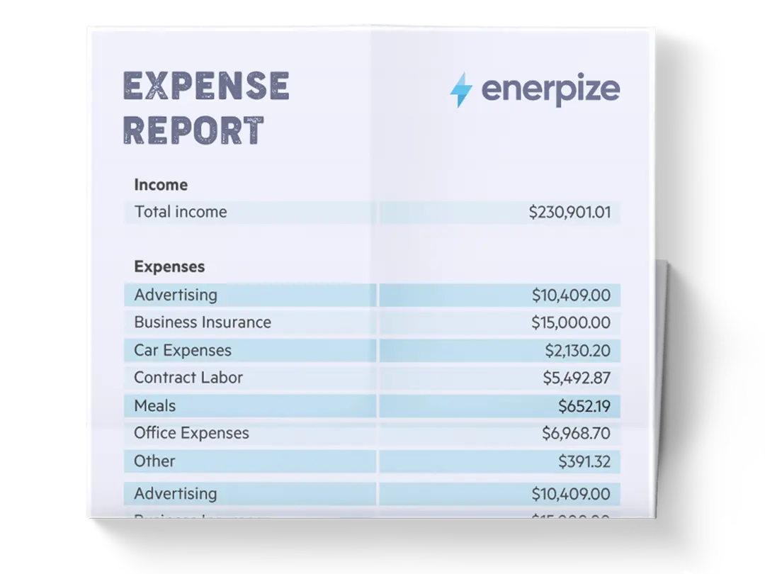 Expense Report Template