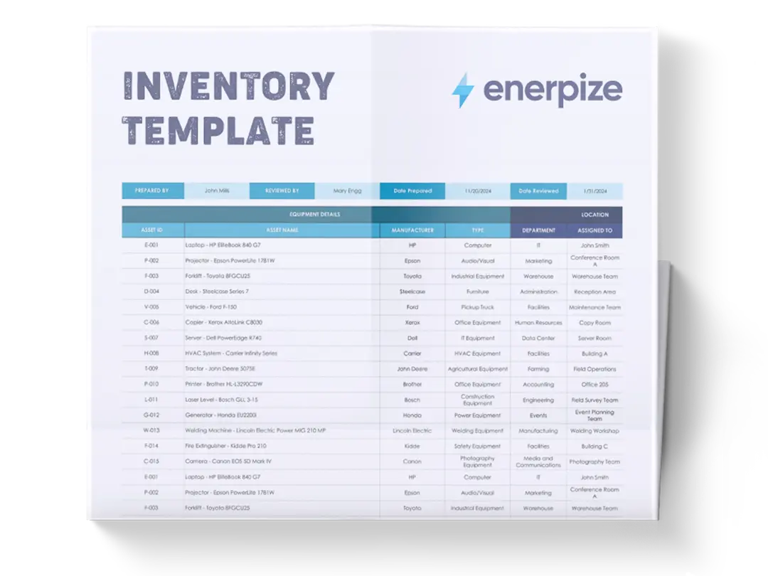 Inventory Management Template