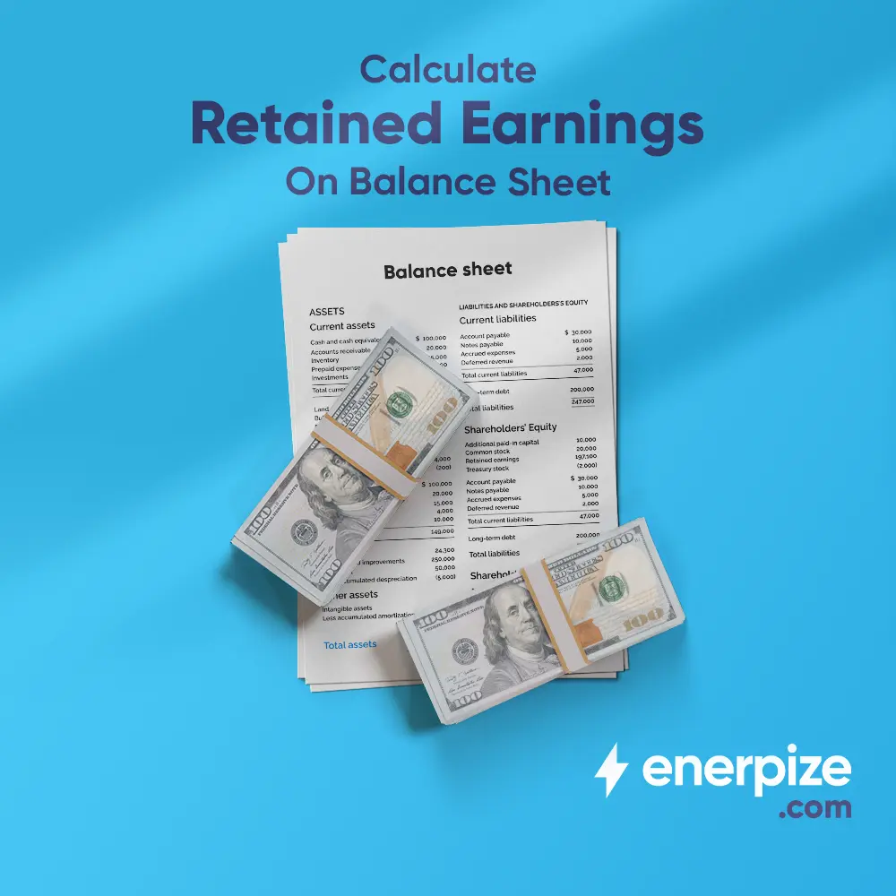 calculating retained earnings balance sheet