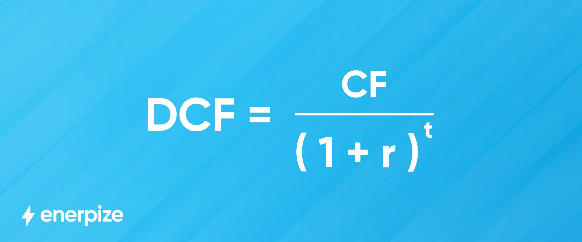 discounted cash flow formula