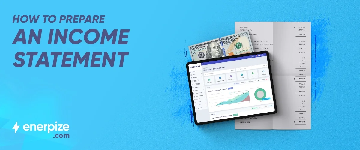 prepare income statement