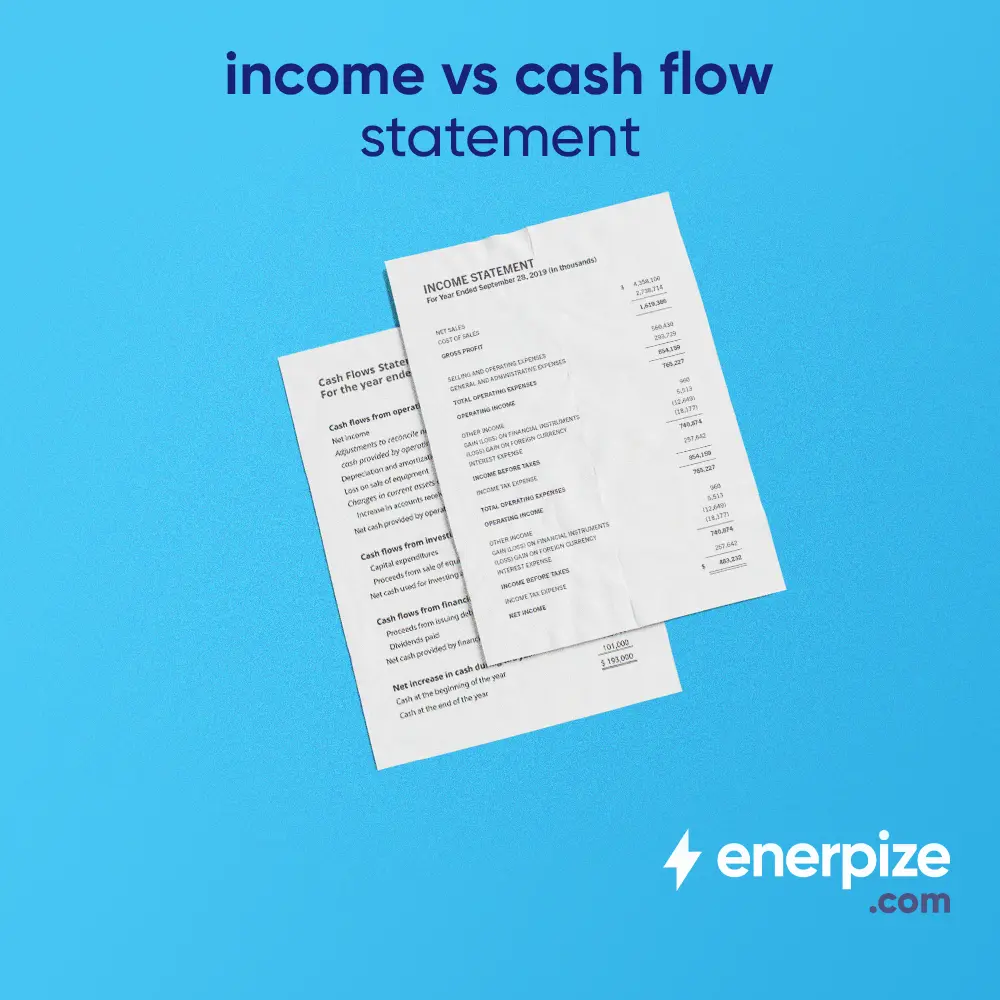 income statement vs cash flow