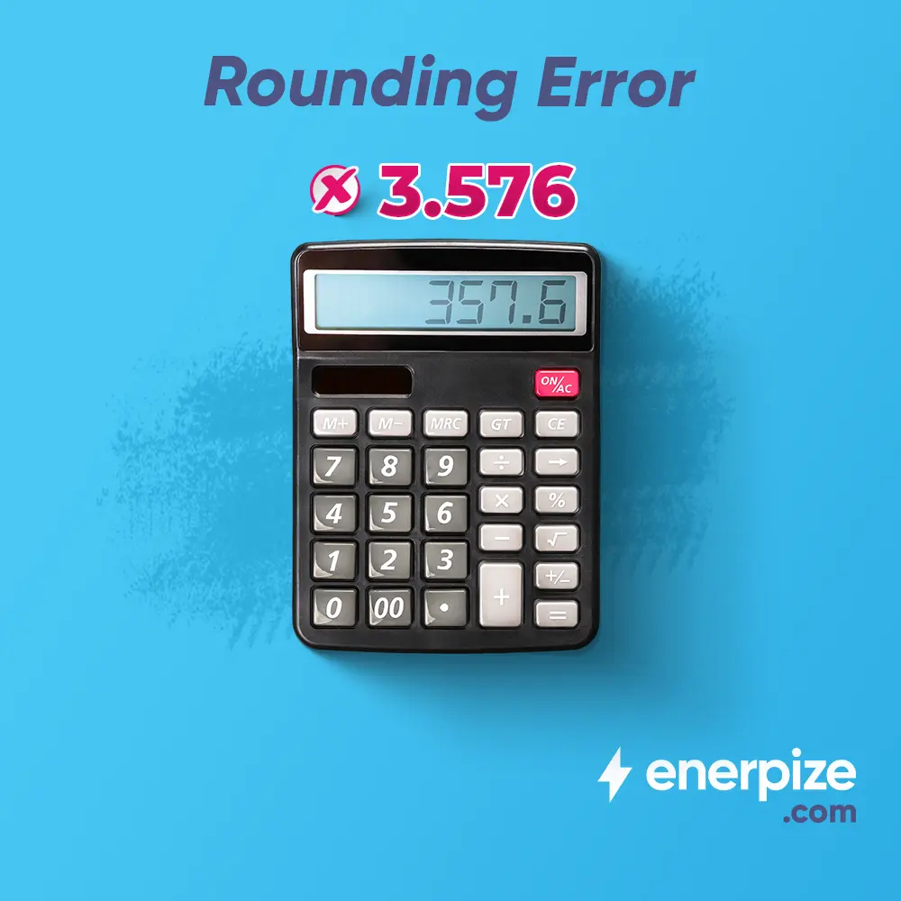 rounding error